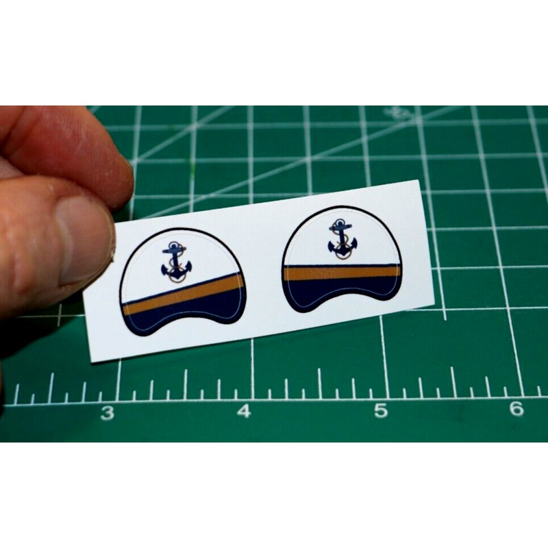 2012 - 2013 Navy Mideshipmen Football Gumball Helmets *DIECUT DECALS