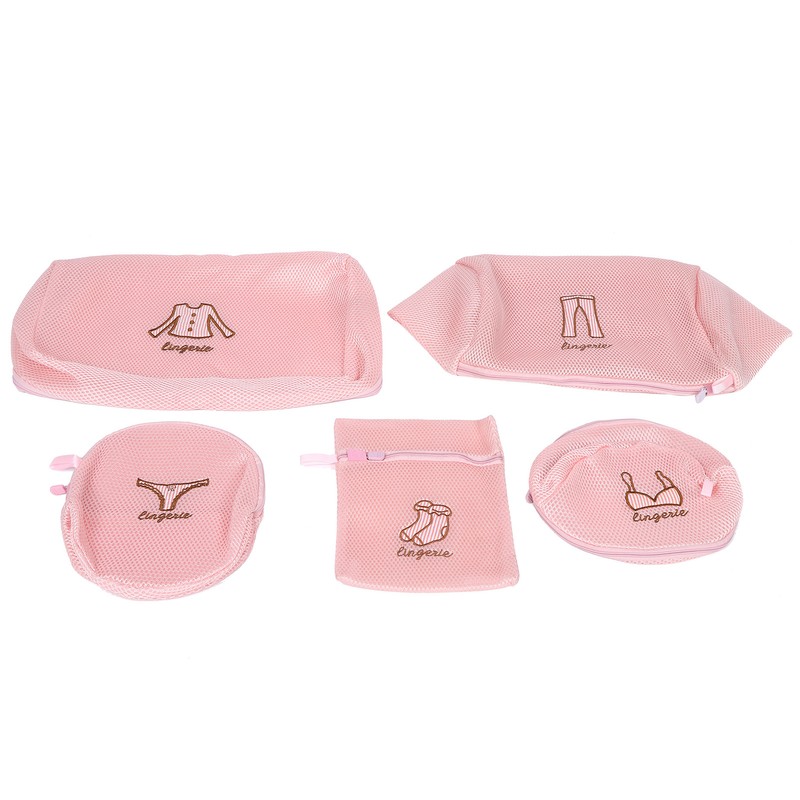 5Pcs/Set Clothing Washing Laundry Net Bag for Bra Underwear Socks