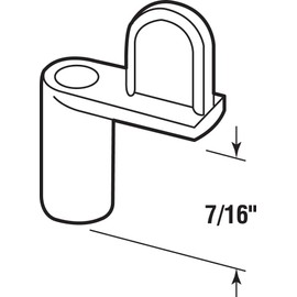 Prime-Line Products L 5789 Diecast Window Clips, 7/16-Inch, Bronze,(Pack of 8)