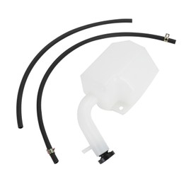 BIUGERCN ATV Coolant Tank Bottle with Oil Hoses Water Coolant Tank 17910-07G00 for LTZ 400 LTZ400 2003-2008 ATVs Quad