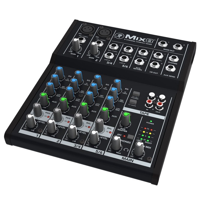 Mackie MIX8 8-Channel Compact Mixer