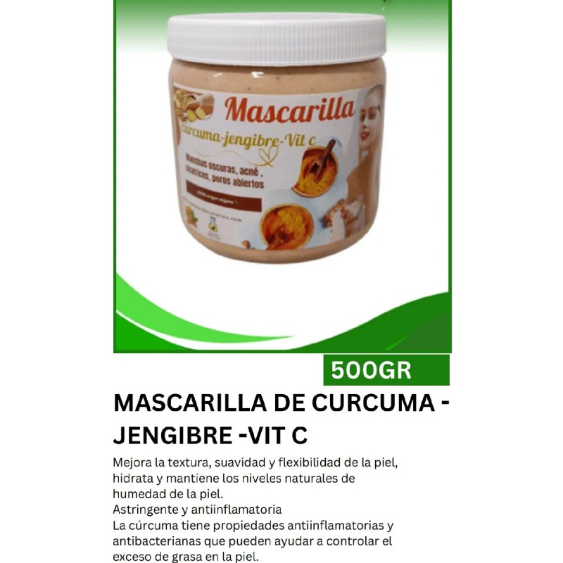 Macarilla Organica Curcuma Vit Acneica Día