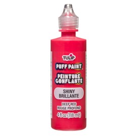 Tulip 41402 Dimensional Fabric Paint 4oz Slick Deep Red