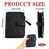 Men's Leather Wallet RFID Protection Wallet Large Bifold Wallet with