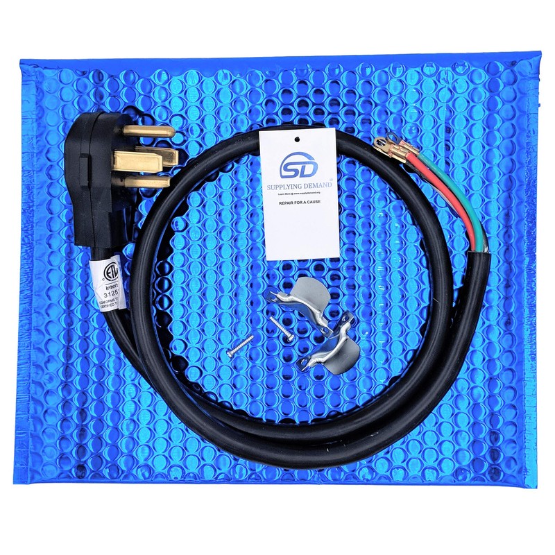 Supplying Demand 5 Foot Clothes Dryer Electrical Power Cord 4