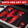 SEDY 30-Piece Long Arm Ball End L-Hex & Torx Key