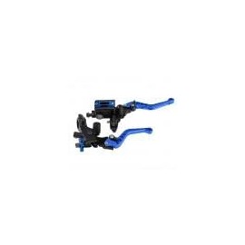 Palancas de cilindro maestro, 1 par de 7/8 "(22 mm) Motorcycle Brake Brawer Master Cylinder Palancas de depósito de reemplazo (Azul)