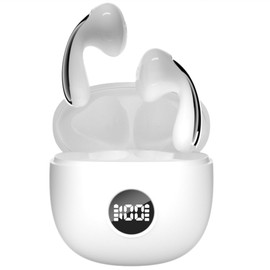 2024 Version True Wireless Bluetooth Earbuds with Charging Case Compatible with Apple & Android, Dual Connect, Built-in Microphone, Stereo Sound in-Ear Bluetooth Headphones Headset - Model 42