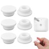 DULZEN Pack of 6 Sink Overflow Cover Overflow Covers for