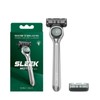 Sleek Motion Razor Handle Pack (1 shaving handle + 2