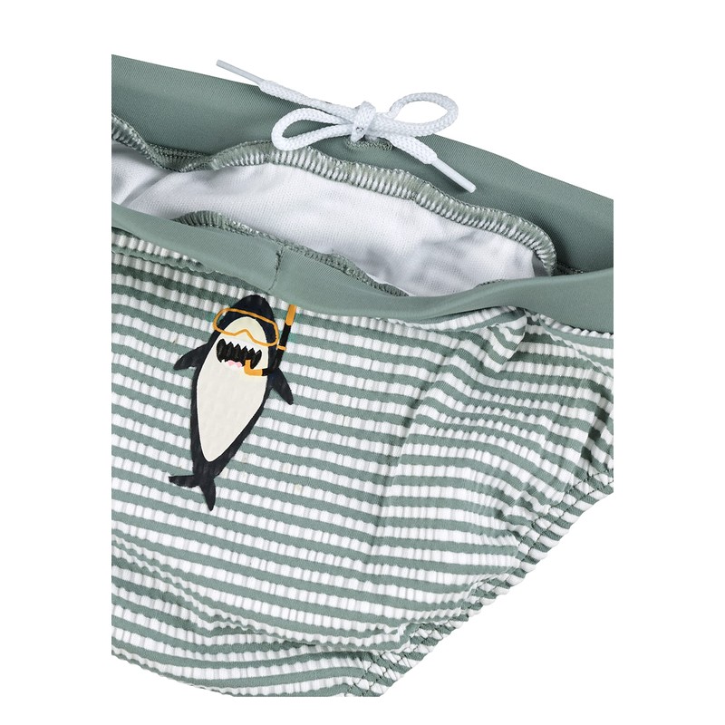 Sterntaler Boys Shark Swimming Trunks, Matt Green