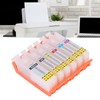 6Pcs Printer Ink Cartridge with Permanent Chip Eco Friendly 6