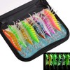 Luminous Squid Jig Hook Saltwater Fishing Lures Plastic Glow Shrimp