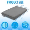 AEROiVi Shower Seat Cushion Non-Slip Silicone Bottom 3D Mesh Washable