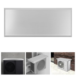 Pinelicorn 34.5inX15in Outdoor Air Conditioner Cover for Outside Units, Stainless Steel Mini Split Heat Pump Unit Covers, Window AC Units Protection Cover