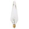 Satco S3744 120V Candelabra Base 25-Watt HX10.5 Light Bulb, Clear,
