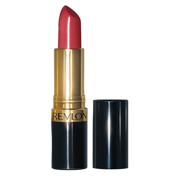 Revlon Super Lustrous Lipstick, High Impact Lipcolor with Moisturizing Creamy Formula, Infused with Vitamin E and Avocado Oil in Plum / Berry, Wine with Everything Cream (525)