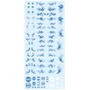 Haikyu Parts Hex Camo Decal 2 Blue 1pc Plastic Model