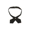 French Toast Girls' Adjustable Cross Tie Solid, Black, One Size
