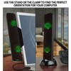 For Acer, For Apple LED Laptop Computer Speaker with Clip-On