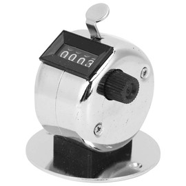 Atyhao Tally Counter, 4 Digit Clicker Counter Manual Shot Counter Scorer Mechanical Palm Clicker for Personal Counter Sports School