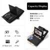 PORRASSO Leather Wallet RFID Protection Women's Wallet Credit Card Holder