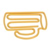 100Pcs Cute Paper Clips Yellow Cup Style Strong Metal Exquisite