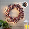 Light-Up Red White & Blue Patriotic Wreath