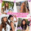 Invisible Wire Hair Extensions with Transparent Wire Adjustable Size 4
