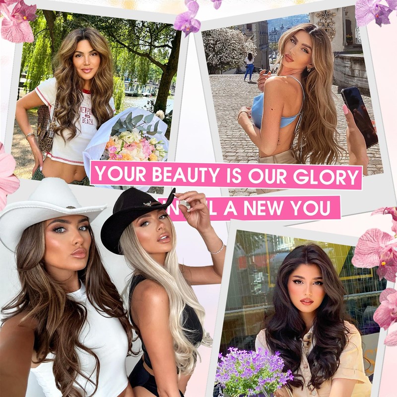 Invisible Wire Hair Extensions with Transparent Wire Adjustable Size 4