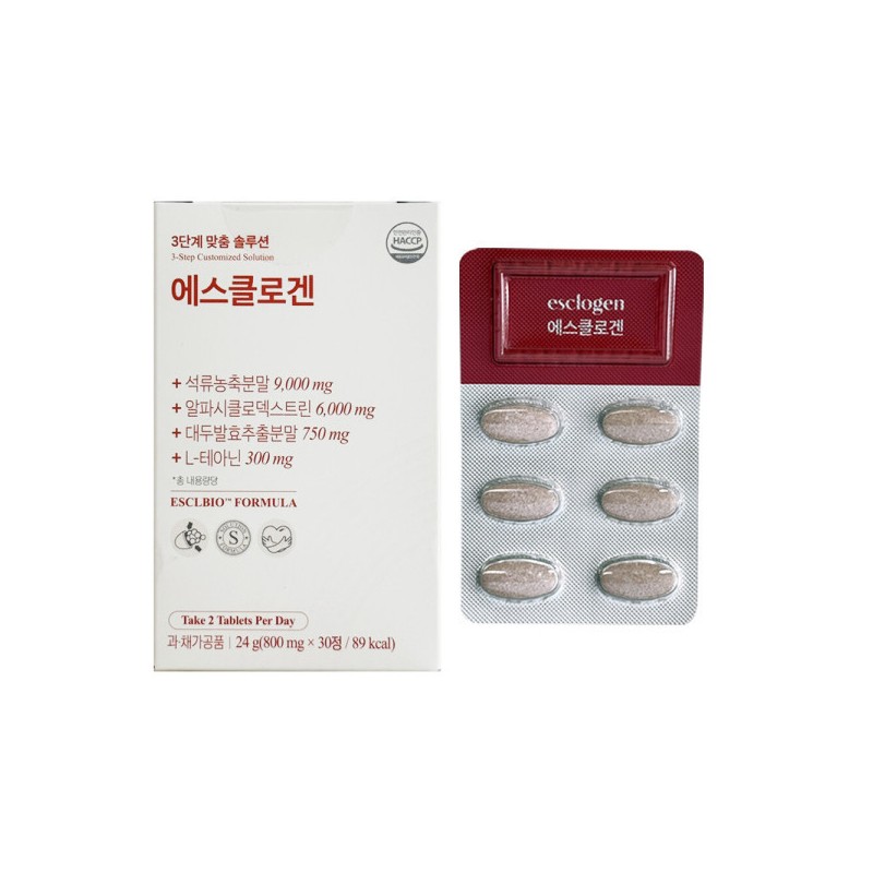 에스클로겐 800mg x 30정 1개 / 써클 Esglogen 800mg x