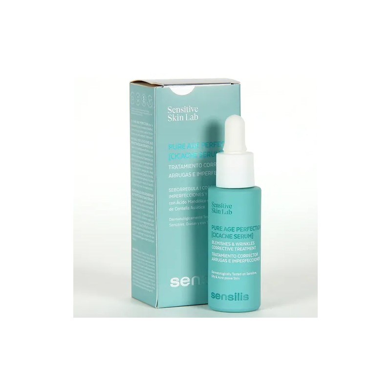 Sensilis Pure Age Perfection Serum Cicakn 30ml Anti-Imperfection Anti-Wrinkle Serum