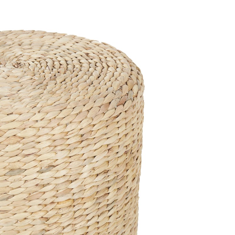 Deco 79 Seagrass Handmade Side End Accent Table Woven Drum