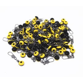 Honbay 100pcs Fishing Line Shank Clip Connector Swivels Sinker Slides Hook