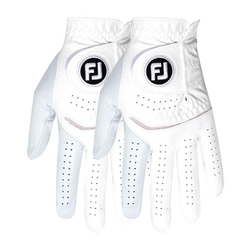 FootJoy Men's Left Hand SofJoy Golf Glove (2-Pack), Pearl