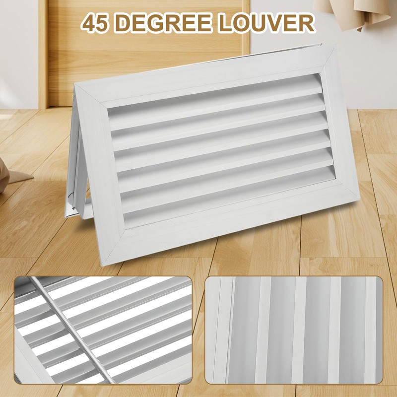 PATIKIL Door Air Vent Cover, 2 Pcs 16" x 8",