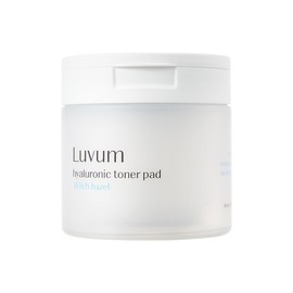 Rubium Lobium Witch Hazel Hyaluronic Acid Moisturizing Toner Pads 60 Sheets / 러븀 위치하젤 히알루론산 수분 토너 패드 60매