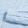 vineyard vines Men's On-The-Go Nylon Gingham Shirt, Jake Blue Plaid
