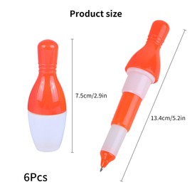 Yistoi Gel Pen Ballpoint Pen, Bowling Ballpoint Pen, Creative Cute Cartoon Pen for Children and Adults, Stationery Office, Christmas Gifts, New Year Gifts