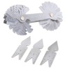 ChgImposs Screw Thread Pitch Cutting Gauge Tool Set, Stainless Steel