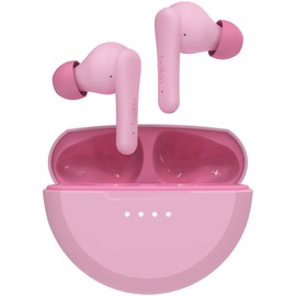 Belkin Belkin SoundForm Nano 2 Bluetooth Earbuds for Kids with Built-in Microphone, 28H Battery Life, Safe 85dB Volume, IPX5 Water Resistance - Kids Bluetooth Earbuds for iPhone, iPad, Galaxy, & More - Pink