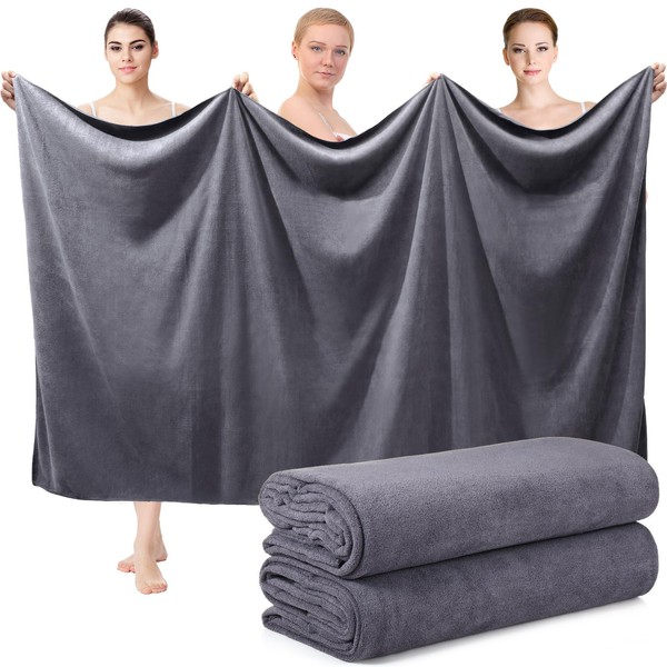 Mixweer Oversized Bath Towels Set of 2, 40 x 80