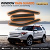 in-Channel Window Visors Rain Guards FIT Jeep Wrangler JL 2018-2025/Gladiator