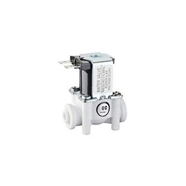 GENEDEY 1/4" DC 24V Solenoid Valve N/C Normally Closed Water Inlet Flow Switch