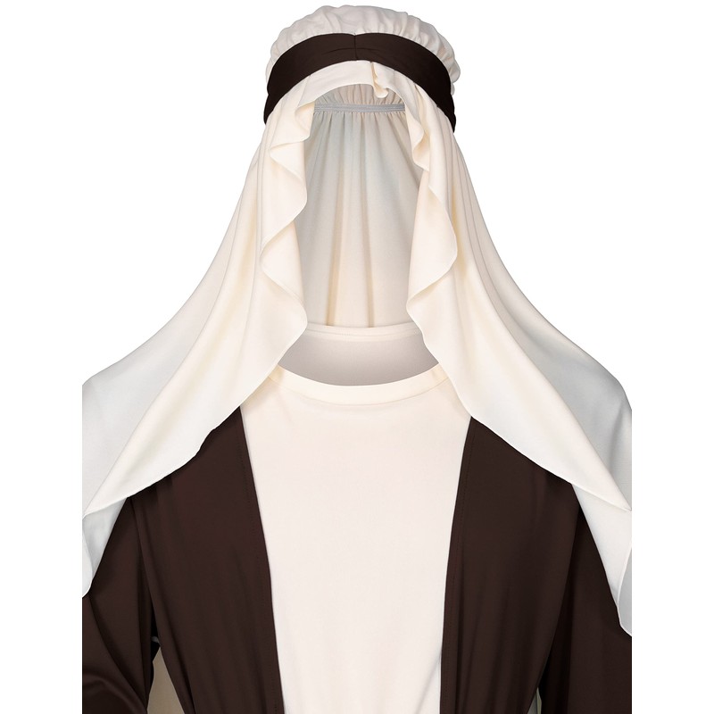 Irtysh Mens Biblical Saint Joseph Costume Jesus Robe Sherherd Costume