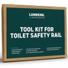 Lunderg Toolkit for Lunderg Toilet Safety Rail Without Legs
