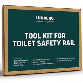 Lunderg Toolkit for Lunderg Toilet Safety Rail Without Legs