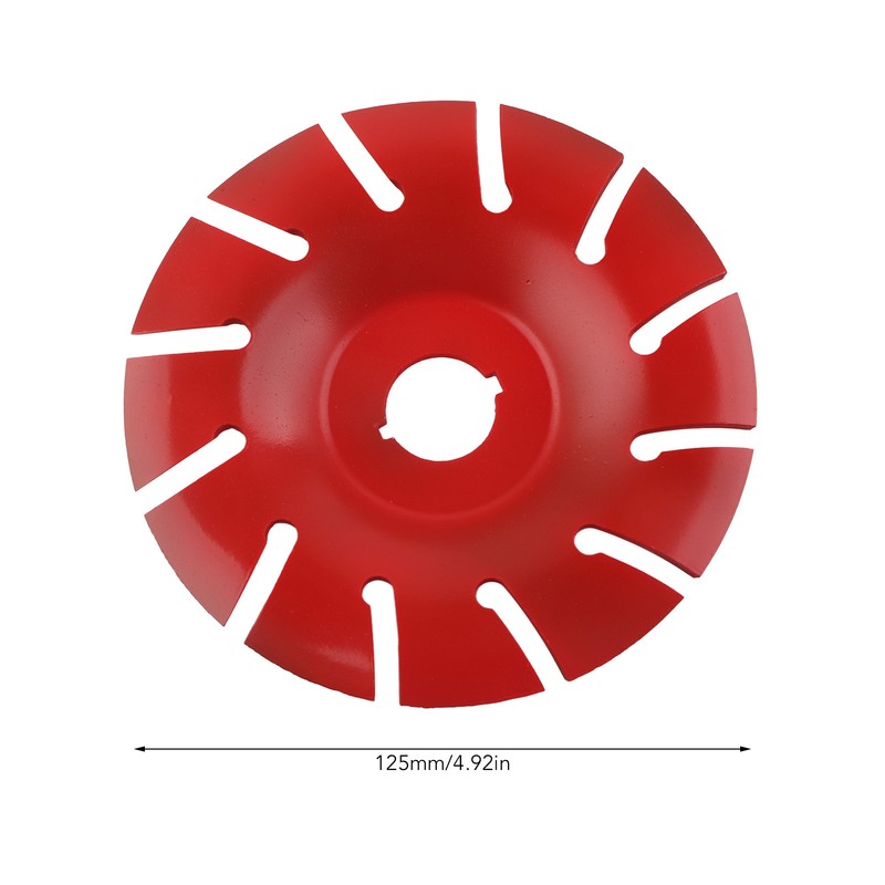Wood Carving Disc Shaping Wheel 125mm Stainless Steel 12T Accessory