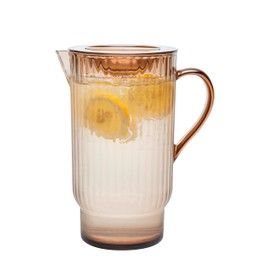 bzyoo 72oz Serenity Clear Water Pitcher with Lid – Shatter Proof, BPA Free, for Ice Tea, Sangria, Lemonade, Party and Home