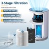 4 Pack KJ80 Replacement Filter, 3-in-1 KJ80 H13 HEPA Filter